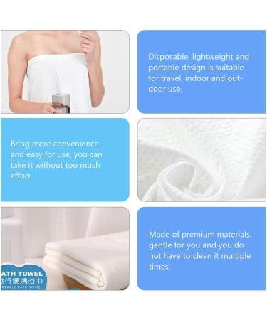 Beaupretty 5pcs Compressed Bath Towels & Makeup Remover Wipes - Travel-Friendly Nonwoven Tissue Tablets - Buy Online on GoSupps.com