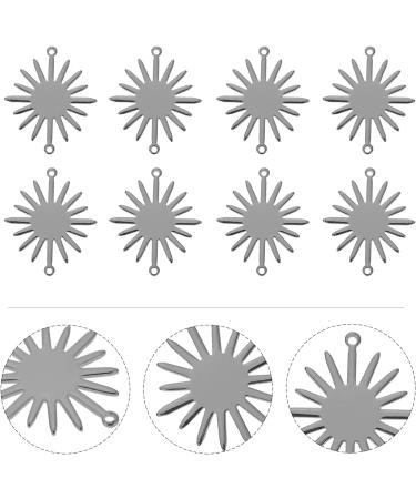 PLAFOPE Double Crane Sunflower Sun Charms for Jewelry Sunflower Earrings Sunflower Links Golden Copper 2.1X2.5CM Black - Buy Online on GoSupps.com