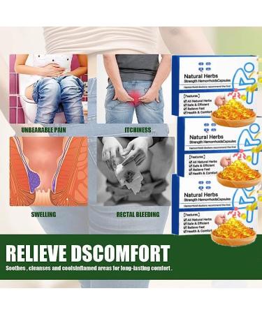 AXOIN Heca Herbal Hemorrhoid Capsules - Natural Treatment for Men & Women (2 Boxes) - Buy Online on GoSupps.com