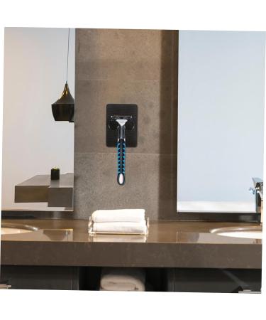 Shop High-Quality 4-Piece Suction Door Hooks for Shower Razor Holder for Men Durable Black ABS | International Shipping Available - Buy Online on GoSupps.com
