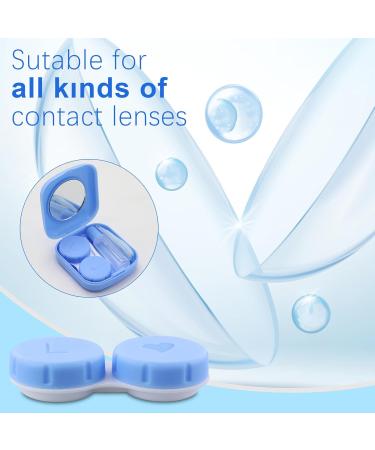 2-Piece Contact Lenses Container Set | Portable Accessories with Tweezers for Home & Travel - Buy Online on GoSupps.com