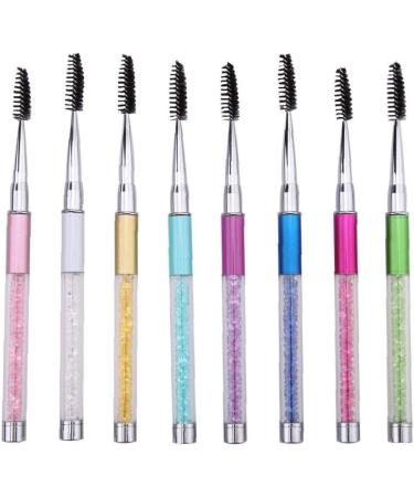 1pc Professional Eye Brush with Hat Eyebrow Eyelash Brushes Mascara Brushes Wands Applicator Portable Beauty Tools for Makeup Use(pink) - Buy Online on GoSupps.com