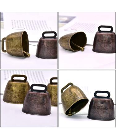 Buy 4-Piece Cattle & Sheep Bells Set | Loud Iron & Bronze Grazing Bells - Ancient Handcrafted Ornaments - Buy Online on GoSupps.com