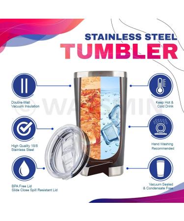 Personalized Butterfly Tumbler - Stainless Steel 20oz/30oz - Gift for Women, Girls, Friend - Custom Gift for Spirit Animal Lovers - Birthday/Christmas - Style 5 - Buy Online on GoSupps.com