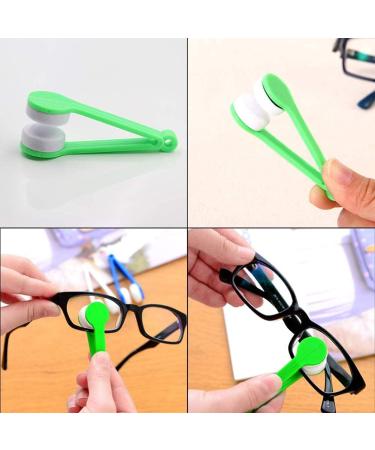 Mini Portable Glasses Cleaning Brush Set - 4 PCs Soft Microfiber Cleaner Tool for Travel & Daily Use - Buy Online on GoSupps.com