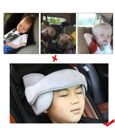 Zoneyan Adjustable Child Seat Head Belt - Neck Support & Headrest for Kids | Car Seat Head Protection for Sleep - Buy Online on GoSupps.com