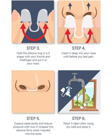YES BREATH2 Anti Snoring Nose Clip - Stop Snoring Solution for Men and Women - 4 Count Pack (S M L XL) - Better Sleep Guaranteed! (Adult Size) - Buy Online on GoSupps.com