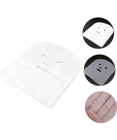 Mikinona 100pi ces Masques De Beaut Coton Doux Pour Salon Masque Facial Respirable Et D graissant Coupe Pr d finie Pour Usage Professionnel Et Quotidien - Buy Online on GoSupps.com