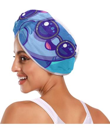 Cute Seal Hair Towel 2 Pack - Super Absorbent Quick Dry Hair Turbans for Women & Girls - Perfect Hair Drying Solution - Buy Online on GoSupps.com