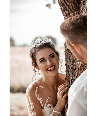 Uranian Silver Crowns and Tiaras - Bridal Wedding Accessories for Women and Girls - Buy Online on GoSupps.com