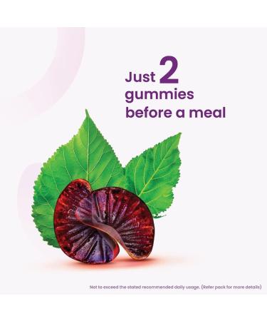 LLK Gummies with Clinically Tested Mulberry Leaf Extract - Diabetes Risk Management - Sugar-Free & Vegetarian - No Preservatives - Buy Online on GoSupps.com