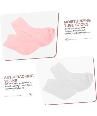 FRCOLOR Foot Moisturizing Socks 2 Pairs womens socks moisturizing socks cotton socks Miss Middle tube gel Feet Moisturizing Socks - Buy Online on GoSupps.com