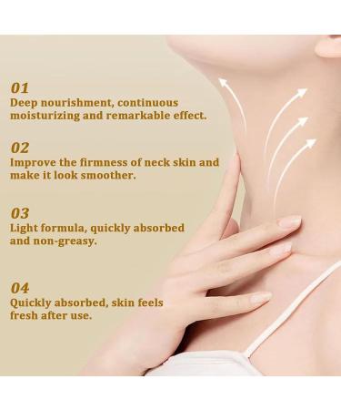AH-8 Neck Firming Cream Tighten and Lift Neck Cream with Double Roller Neck Tightening Cream for Lifting and Tightening Moisturizing And Nourishing 120g/4.23oz Gold - Buy Online on GoSupps.com