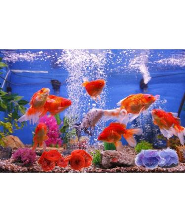 4-Piece Artificial Coral Ornaments for Aquariums - Red Underwater Plants | Perfect Fish Tank Decorations - Buy Online on GoSupps.com
