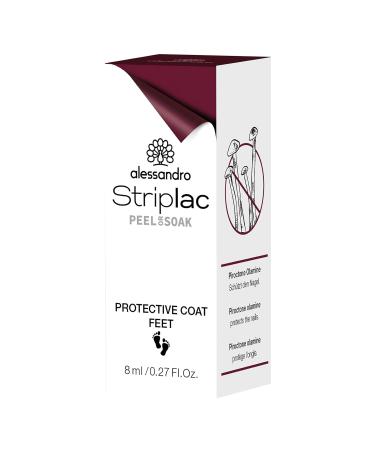 Alessandro Striplac Peel or Soak Prime Coat for Feet - Vegan Nail Protection - 8ml - Pre-Manicure Essential - Buy Online on GoSupps.com