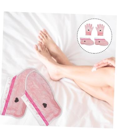 FRCOLOR 4 Pairs wax gloves paraffin wax foot covers Wax Hand Cover Beauty Hand Wax Cover wax care insulated mitten foot hot wax liners Hand Feet Wax Cover pe bag floor mat cosmetic - Buy Online on GoSupps.com