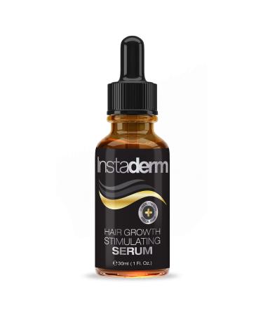 Hair Stimulating Growth Serum- Extra Strength DHT Blocker Hair Regrowth & Follicle Restoration Formula Treatment. Promotes Thicker Fuller Longer Healthier Hair for Men & Women.