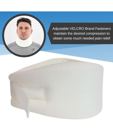 Solace Bracing Perfect Fit Neck Support - British Made & NHS Supplied Cervical Neck Collar Brace - White (2 Colours/15 Sizes) - Pain & Pressure Relief - Buy Online on GoSupps.com
