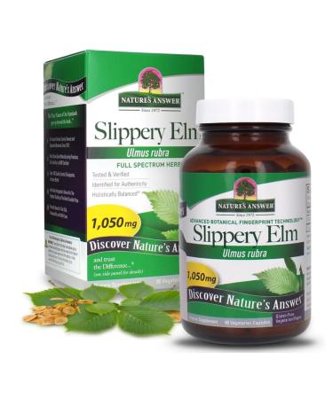 NaturaAnswer's Slippery Elm 1050 mg 90 vegetarian capsules