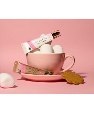 Glimmer Whips Whipped Lip Balm Hot Chocolate & Toasted Marshmallow Organic Butters & Oils Heart-Shaped Applicator 100% Sugar Cane Tube Vegan Cruelty-Free - Buy Online on GoSupps.com