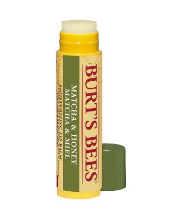 Burt's Bees 100% Natural Moisturising Lip Balm Matcha and Honey with Beeswax and Green Tea Extract 4.25g