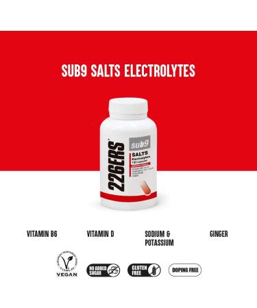 226ERS - Sub9 Electrolyte Salts Mineral Salts and Electrolytes for Athletes Ginger Dietary Supplement Vitamins & Minerals Dehydration & Cramps Gluten Free 100 Capsules - Buy Online on GoSupps.com