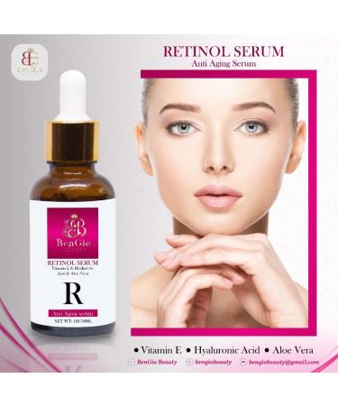 Buy Retinol Serum 2.5% with Hyaluronic Acid & Aloe Vera - Anti-Aging Skincare | Global Shipping - Buy Online on GoSupps.com
