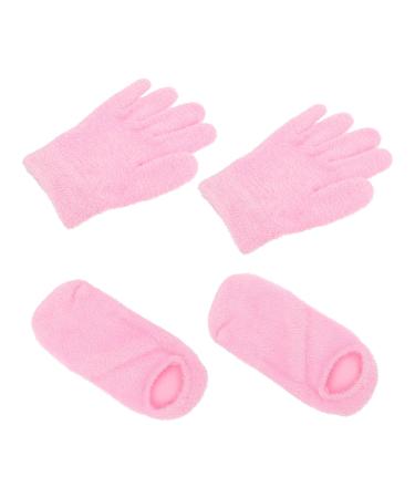 FOMIYES 2 Pairs Gel Care Kit Spa Socks for Cracked Feet Hand Moisture Gloves Hands Beauty Masks Gloves Women Spa Gloves Hand Gloves Miss Moisturizing Yarn Accessories
