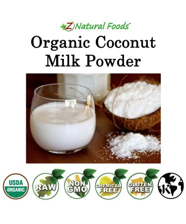 Z Natural Foods Organic Coconut Milk Powder - 1 lb (Pack of 1) - USDA Certified Organic - Buy Online on GoSupps.com