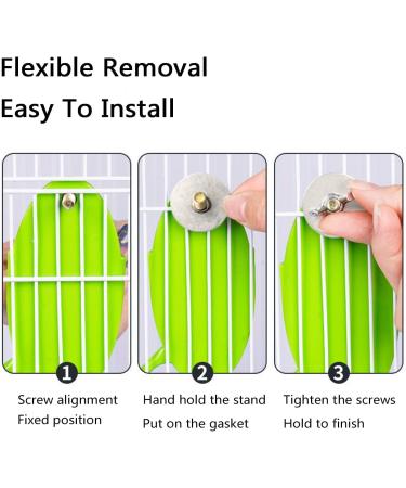 Cuttlebone 2 Pack Large Cuttlefish Bone with Holder for Birds Cockatiels Parakeet Turtles Tortoise Snails (Color AB) green - Buy Online on GoSupps.com