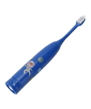 Electric toothbrush for children toothbrush with cartoon pattern waterproof tooth cleaning brush dental care product PP + PBT brush for children (dark blue)
