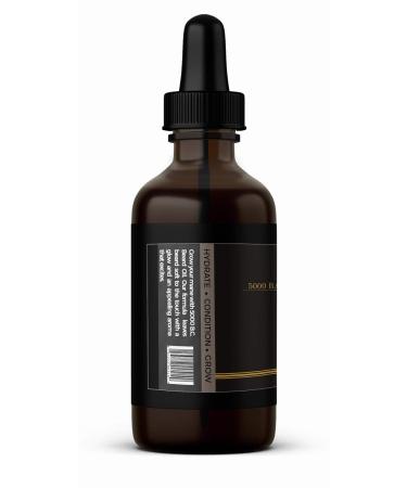 Xotics Natural Beard Growth Oil - 100% Pure Organic Formula for Faster Beard & Mustache Growth - 2oz Tuxedo - Scented Beard Softener for Men - Buy Online on GoSupps.com