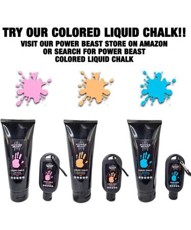 POWER BEAST Liquid Chalk Combo + Free Hand Grip - Ideal for Gym, Weightlifting, Rock Climbing, Crossfit & More - Buy Online on GoSupps.com