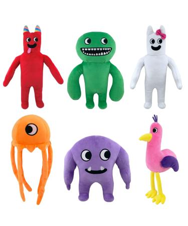 Lorre Garten of Banban Plush Toys 10 inches Garten of Banban Horror Game Plush Toy Gift for Fans and Child (6pcs)
