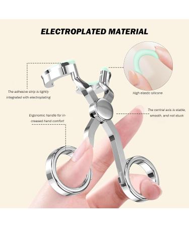 Weduspaty Contact Lenses Wearing Aids Contact Lens Tool Silicone Pad Ergonomic Plated Portable Contact Lens Remover for Beginner Universal Travelling Contact Lens Inserter - Buy Online on GoSupps.com