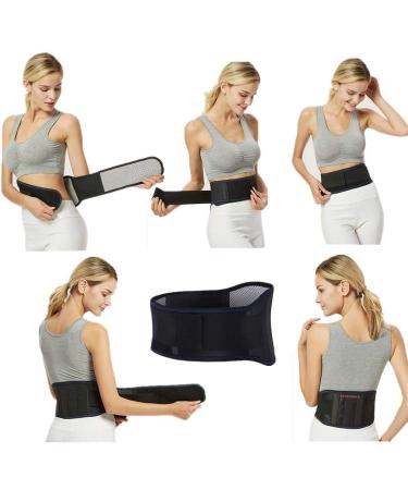 Buy Heating Magnetic Therapy Back Brace Support Belt for Sciatica & Herniated Disc Relief - XXL for Men & Women | Comfort & Pain Relief - Buy Online on GoSupps.com
