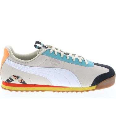 PUMA Men's Roma Basic HC Lifestyle Sneakers Shoes 11.5 - White Porcelain - Buy Online on GoSupps.com