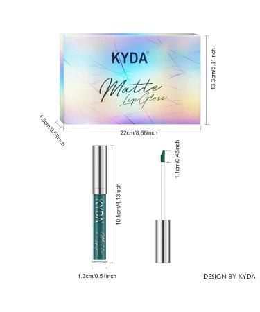 Ownest Beauty KYDA 10 Colors Lipstick Set B - Matte Velvet, Glitter Metallic, Long Wear Lip Glaze - Buy Online on GoSupps.com