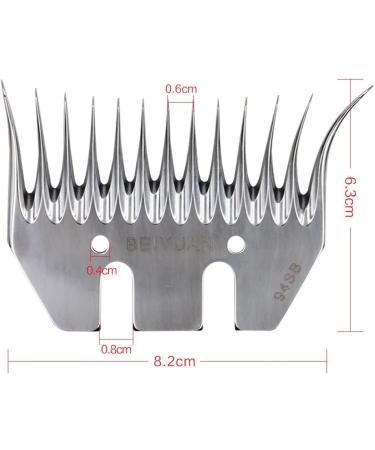 MasXirch 13 Curved Tooth Sheep Shear Clipper Replacement Blades for fit Oster Lister Heiniger Sheep Clippers Detachable Animal Trimmer Shears for Grooming Goats Lambs Llamas Alpacas - Buy Online on GoSupps.com