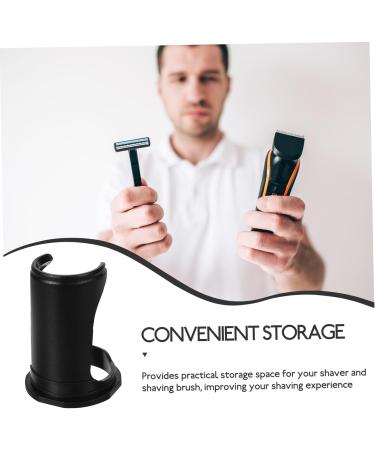 Iwowhero Shaving Brush Holder | Men's Razor Stand & Beard Accessories | Durable Plastic Organizer - Buy Online on GoSupps.com