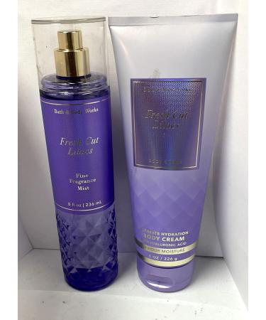 Bath and Body Works Fresh Cut Lilacs Gift Set 2021 - Fragrance Mist & Body Cream - Buy Online on GoSupps.com