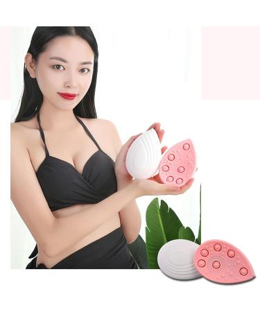 Electric Breast Massager for Woman Wireless Smart Electric Breast Massager Squeeze Water Washable with Remote Control with 500MA Battery for Breast Care White - Buy Online on GoSupps.com