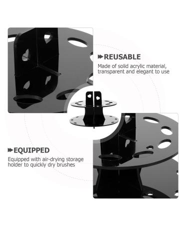 Buy Makeup Brush Display Stand & Toothbrush Holder - Drying Rack & Storage Solution for Makeup Brushes - International Shipping Available - Buy Online on GoSupps.com