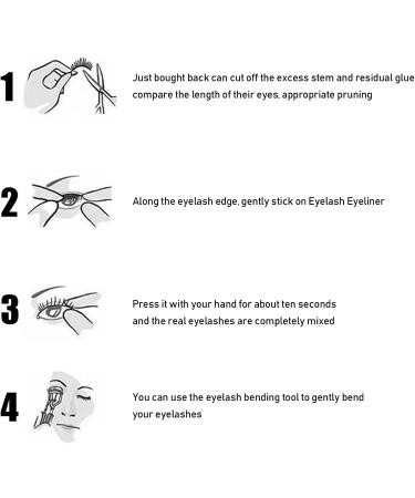 Reusable Eyeliner & Eyelash Stickers - Multicolored Makeup Tool for Role-Playing & Photo Parties | LSggtim - Buy Online on GoSupps.com