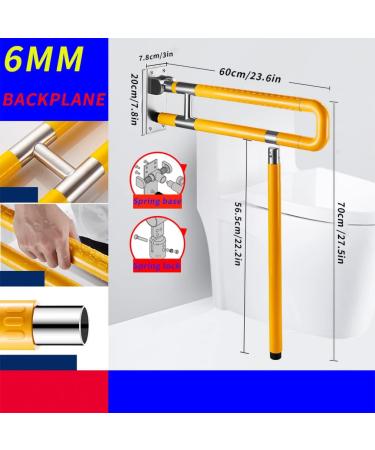 Bath Handle Grip Non Slip Foldable Support Handle Rail Grab Bar Support Drop Down Folding Handicap Bathroom Handrails Rail Assist Frame for The Old Man Foldable Safety Support Rail - Buy Online on GoSupps.com