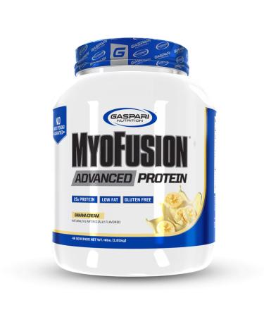 Gaspari Nutrition MyoFusion Advanced Protein Banana Cream 4 lbs (1814 g)