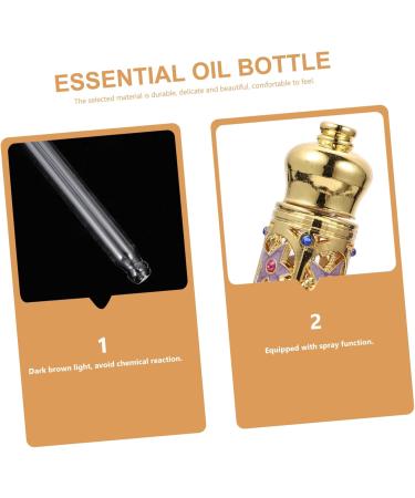MAGICLULU Essential Oil Empty Bottle Perfume Sub Bottle Arabia Perfume Storage Bottle Dispensing Perfume Bottle Sub Perfume Bottle Essential Oil Bottle Portable Bottle Essential Oils Bottle - Buy Online on GoSupps.com