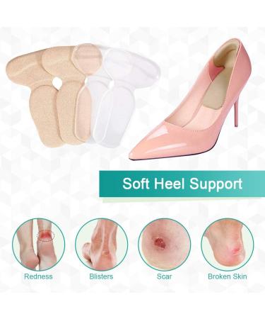 Heel Pillow & Holder | Anti-Slip Insole for Heel Pain Relief | Gel Inserts for Men & Women (2 Pairs) - Buy Online on GoSupps.com