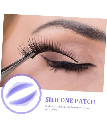 DOITOOL 60 Pairs Eyelash Silicone Patch Silicone Patches Eyelash Perm Kit Eyelash Perm Pads Lash Shield Medium Eyelash Curlers Eyelash Lift Tool Purple Makeup Tools Curly - Buy Online on GoSupps.com