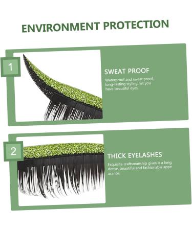 Angoily 28 Pairs False Eyelash Stickers Reusable Eyelash Decals Cat Eye Line Stickers Double Eyelid Tape Colored Eyeliners Eyeliner Sticker with Eyelashes Make up Beauty Products Plastic - Buy Online on GoSupps.com